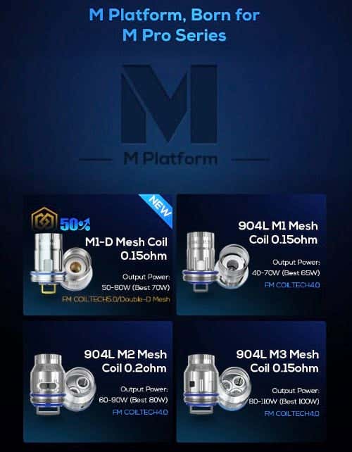 Freemax 904L Mesh - M Platform, born for M Pro series
