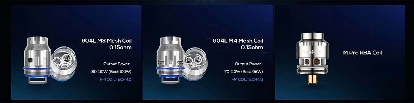 Freemax 904L Mesh - FM CoilTech construction