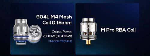 Freemax 904L Mesh - FM CoilTech construction