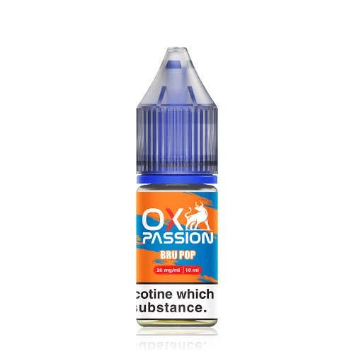 Oxva OX Passion Bru Pop Nic Salt E-Liquid